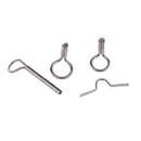 24pcs Fly Fishing Rod Guides Tip Repair Kit DIY Eye Rings Different Size