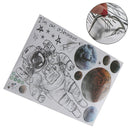 Space Astronaut Wall Stickers Bedroom Living Room Background Home Decorativ@