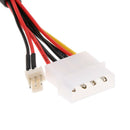 Mainboard Extension Power Cable 4pin Male to 4pin Female&3pin Male Splitter