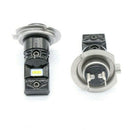 H7 CSP LED Headlight High Low Beam Bulbs Kit 6000K White 55W 8000LM Super B