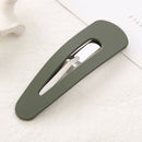 12Pcs Snap Hair Clips Set Frosted Hairpins Barrette Accessories For Girls Hollow