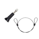 2Pcs Safety Tether Rope with Screw for Gopro Action Camera Lanyard Bundle