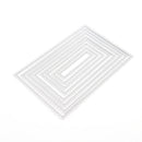 8X Rectangle Metal DIY Cut Die Stencil Scrapbook Album Paper Card Emboss Craft3C