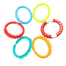 12pcs Baby Teething Rings BPA Free Silicone Teether Bracelet - Sensory Rings