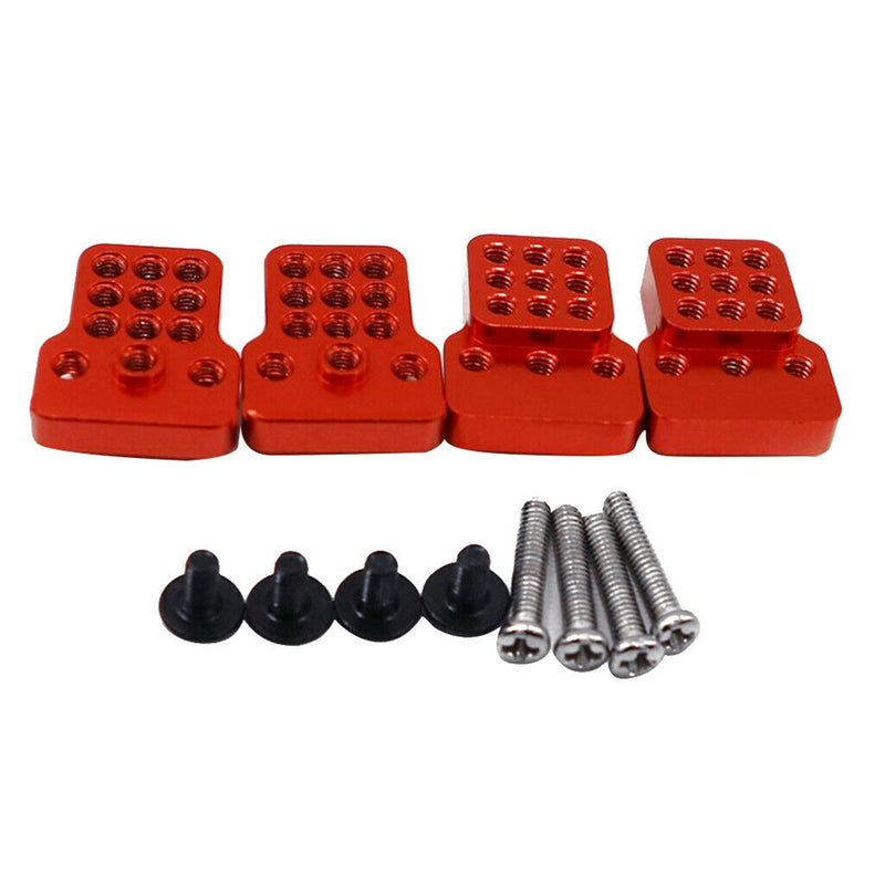 4x Front/Rear Shock Absorber Basket for 1:16 WPL C24 RC Car Upgrade Parts red