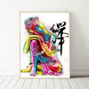5D DIY Full Drill Diamond Painting Colorful Buddha Cross Stitch Embroidery Decor