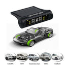 Solar Car Tire Pressure Monitor Tyre Detection System TPMS External Sensors