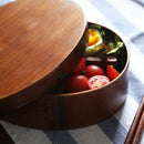 Wooden Lunch Boxs Food Containers Japanese Style Bento Lunchbox for Childre L1X7