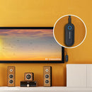 Wireless Bluetooth Transmitter Stereo Music Audio Adapter 3.5mm For TV PC LJ