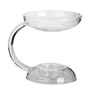 4pcs Clear Glass Flower Vase Hydroponic Terrarium Candlestick Hanging Ball Decor