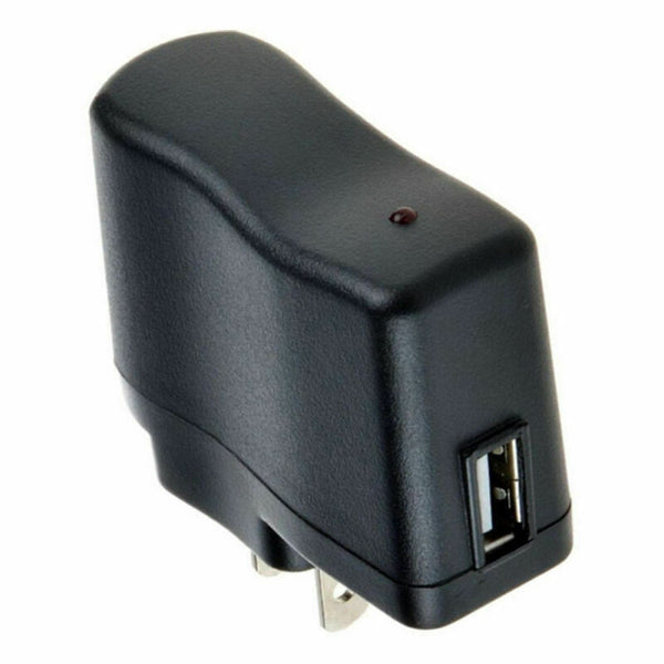2 Pin US Plug Power Adapter Charger For AC 110V-240V DC 500mA 5V USB Xma D4L7
