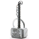 Marvel The Avengers Thor Thor's Hammer Mjolnir Pewter Metal Keyring KeyChain M&O