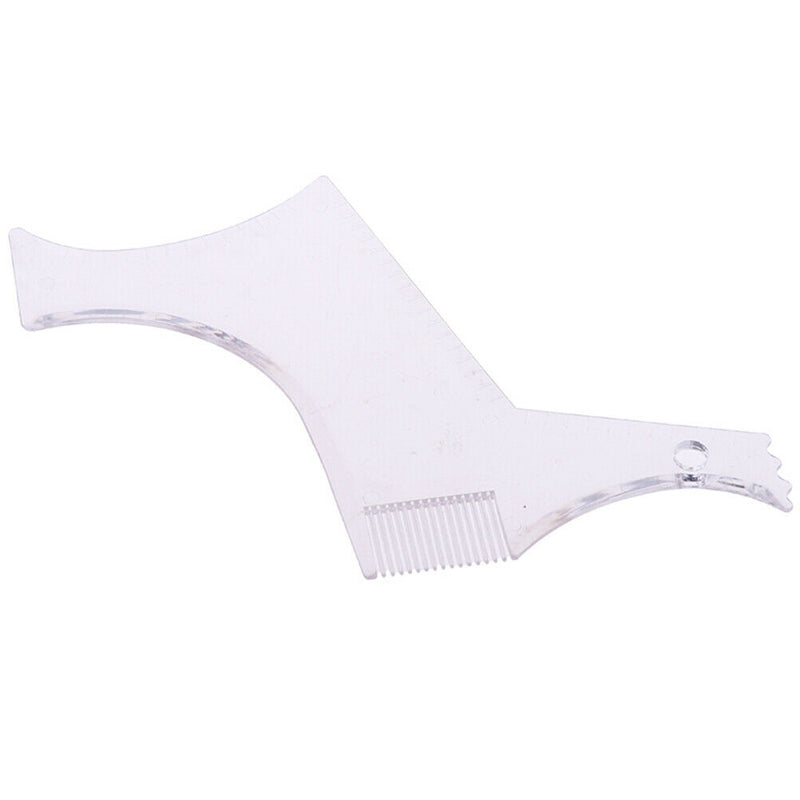 Men's Beard Combs Shaping Styling Template Comb Transparent for Hair Trim Be Gw