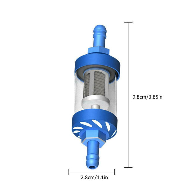 Motorcycle Metal Oil Fuel Filter Modification Parts Detachable Glass Fuel Filter