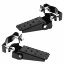 New 1-pair black steel motorcycle bike Accessories Frame Foot-pedal folding