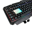 Multiple Color Rainbow Led Backlit Mechanical Feeling Usb Wired Gaming Keyb