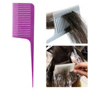 8Pcs Plastic Fine Weave Highlighting Foiling Hair Comb Dyeing Hair Combs