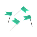 50X Flag Marker Shape Map Pins Cork Notice Board Push Pin Assorted Office  ME