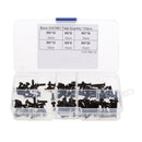 120Pcs M3 Assorted Carbon Steel Head Hex Socket Screws Assortment Kit
