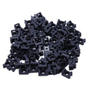 4.5mm Width Tie Cable 5.2mm Mounting Screw Saddle Base Holder 90 Pcs W3H6