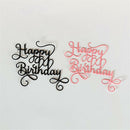 Happy Birthday Alphabet Metal Cutting Dies For  Scrapbooking Album Paper Card JR