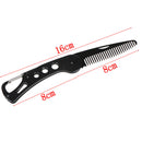 Portable Beard Comb Men Shaving Pocket Comb Male Stainless Steel Mustache3c
