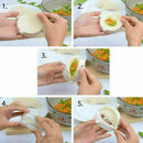 3 Sizes/set DIY Dumpling Maker Mould Dough Press Jiaozi Maker-Molds E3Q5 J3 T9U0