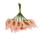 Pack 288 Artificial Calla Lily Flower Real Touch Foral Wedding Decor