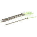 6Pcs/Lot Titanium Alloy Tent Peg Round Thicken Stake Nails For Tent Camping
