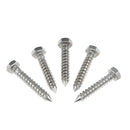 5 Pieces M6 Stainless Hexagon Hex Head Self Tapping Screws Hardware M6 x 35