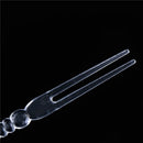 50X Transparent Fruit Desserts Food Forks Mini Disposable Fork For BBQ Sticki^