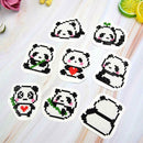 DIY Cute Panda Kids Round Diamond Stickers Full Drill Diamond Painting Kits