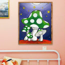 5D DIY Diamond Painting Full Drill Cross Stitch Kit Wall Art (Mushroom03)