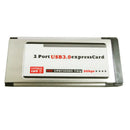 High-Speed 2 Port Hidden Inside USB 3.0 Usb3.0 to Expresscard 34mm Express