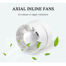 4" 14WInline Duct Booster Fan Exhaust Blower Home Grow Tent Room Indoor Grow