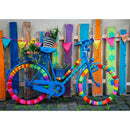 5D DIY Full Round Drill Diamond Painting Color Bicycle Cross Stitch Kit