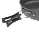 Folding Camping Fring Pan , Non Stick Aluminum Pot Outdoor Picnic Cookware -