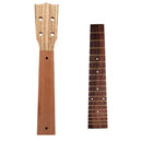 Neck and Fretboard for 23 Inch Concert Ukulele Hawaii Guitar Parts Replacement