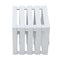 110mmx100mmx105mm white plastic square flowerpot basket decoration