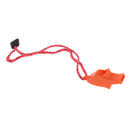6 packs Orange Whistle & Lanyard Emergency Survival Outdoor Camping w/ Lanyard
