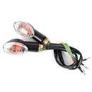 2Pcs Motorcycle Turn Signal Led Light Indicator Blinker Handle Bar End~Handle OZ