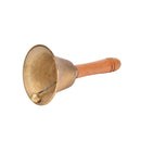 Solid Brass Wooden Handle School Reception Dinner Wood Shop Hotel Hand Bell M&E
