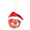 Christmas Tree Pendant Cute Ball Ornaments Home Decor for Xmas (D-7.8cm) A