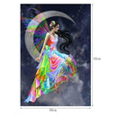 Moon Beauty DIY 5D Diamond Embroidery Painting Cross Stitch Craft Decor
