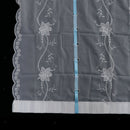 Elegant Roman Sheer Curtain Tie-up Shade Sheer for Window Balcony 200x80cm