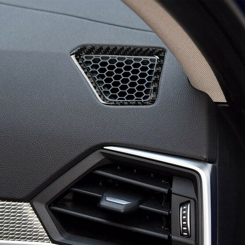 2PCS Carbon Fiber Air  Outlet Cover Trim Fit for BMW 3 Series G20