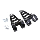 2pcs Universal Motorcycle Headlight Lamp Fork Mounting Brackets 41-43mm (Black)