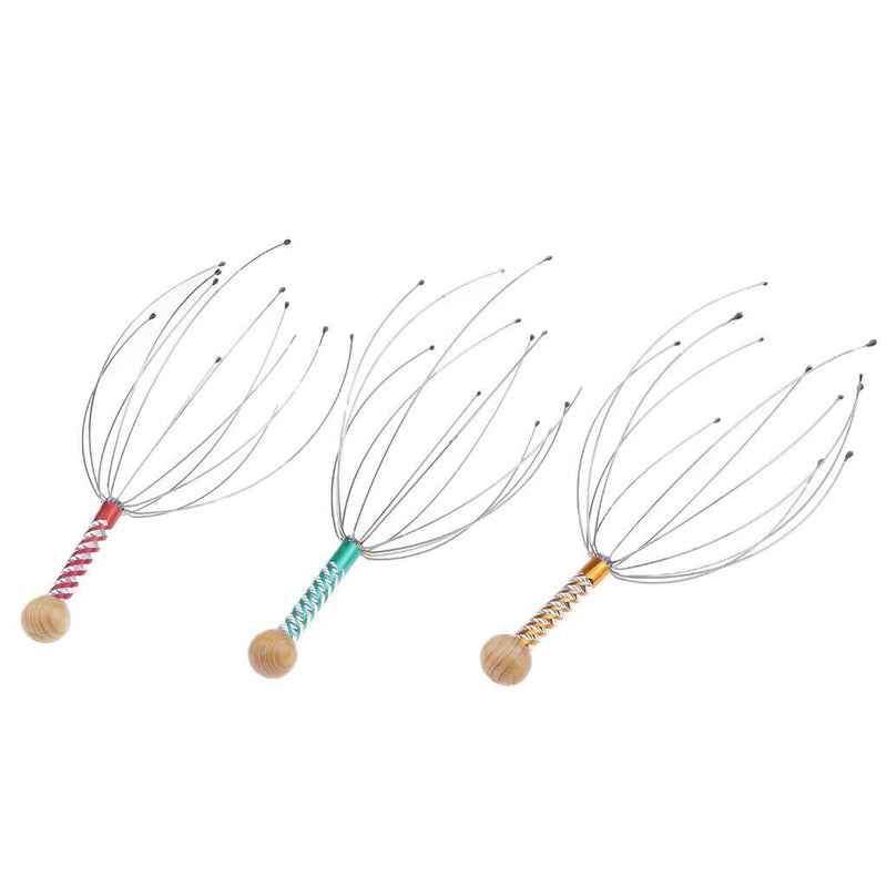 Hand Held Scalp Massager Scratcher Massage Tension Blood Circulation Relaxation