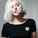 Creative Love Heart Brooches Badge Jacket Clothing Unisex Backpack Pins A