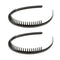 2Pcs Spring Wavy Hairband Zigzag Hair Loop Headwear for Sports Yoga Gym